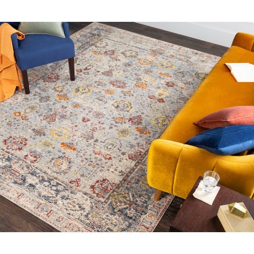 Liverpool Rug - LVP2300 - Gray/Red
