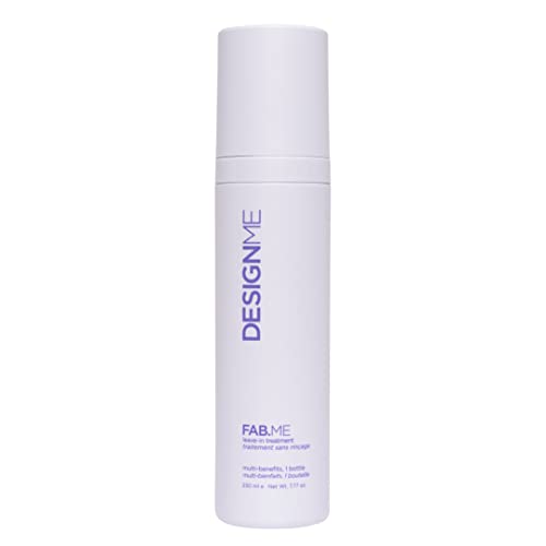 FAB.ME Leave-In Treatment by DESIGNME | Multi-Benefit Leave in Conditioner for Curly Hair | Lightweight Dry Conditioner Spray for Hair | Hair Conditioner Spray for Manageability and Control, (7.77 Oz)