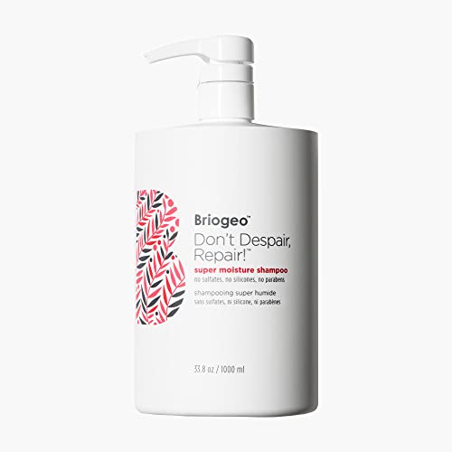 Briogeo Don't Despair Repair Super Moisturizing Shampoo for Dry Damaged Hair, Hair Shampoo with Argan Oil for Hair, Hair Moisturizer Hair Treatment, Sulfate Free Shampoo 33.8 oz