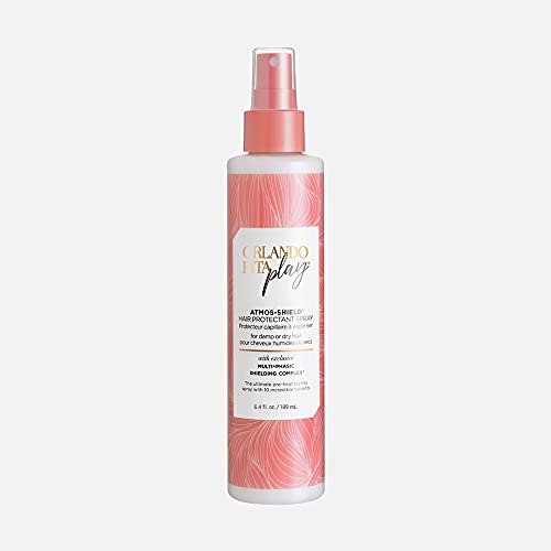 ORLANDO PITA PLAY Atmos-Shield 10-In-1 Thermal Heat Protectant Hairspray, 6.5 Fluid Ounces