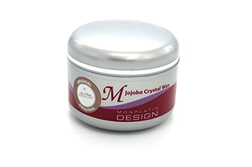 Mon Platin Professional Hair Wax for Men & Women - Jojoba Crystal High Sheen Styling Wax, Strong Hold Wax for Hair - Womens & Mens Hair Wax for Daily Use, Hair Creme Wax with Grapefruit Scent - 250 ml