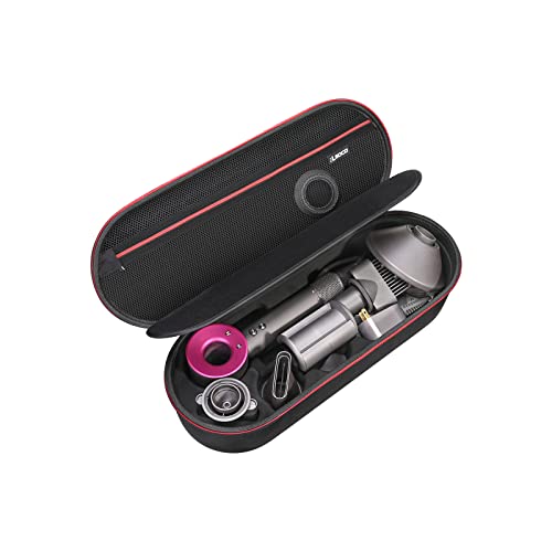 RLSOCO Hard Case for Dyson Supersonic Hair Dryer HD15 HD08 HD07 HD03 HD01, Portable Travel Storage Bag for Dyson Supersonic Hair Dryer - Fits Complete Supersonic Accessories (Black)