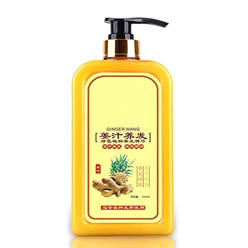 Ginaday Instant Ginger Hair Regrowth Shampoo,17.6oz Ginger Shampoo For Hair Growth, Ginger Hair Care Shampoo, Anti-Hair Loss Hair Shampoo(500ml)