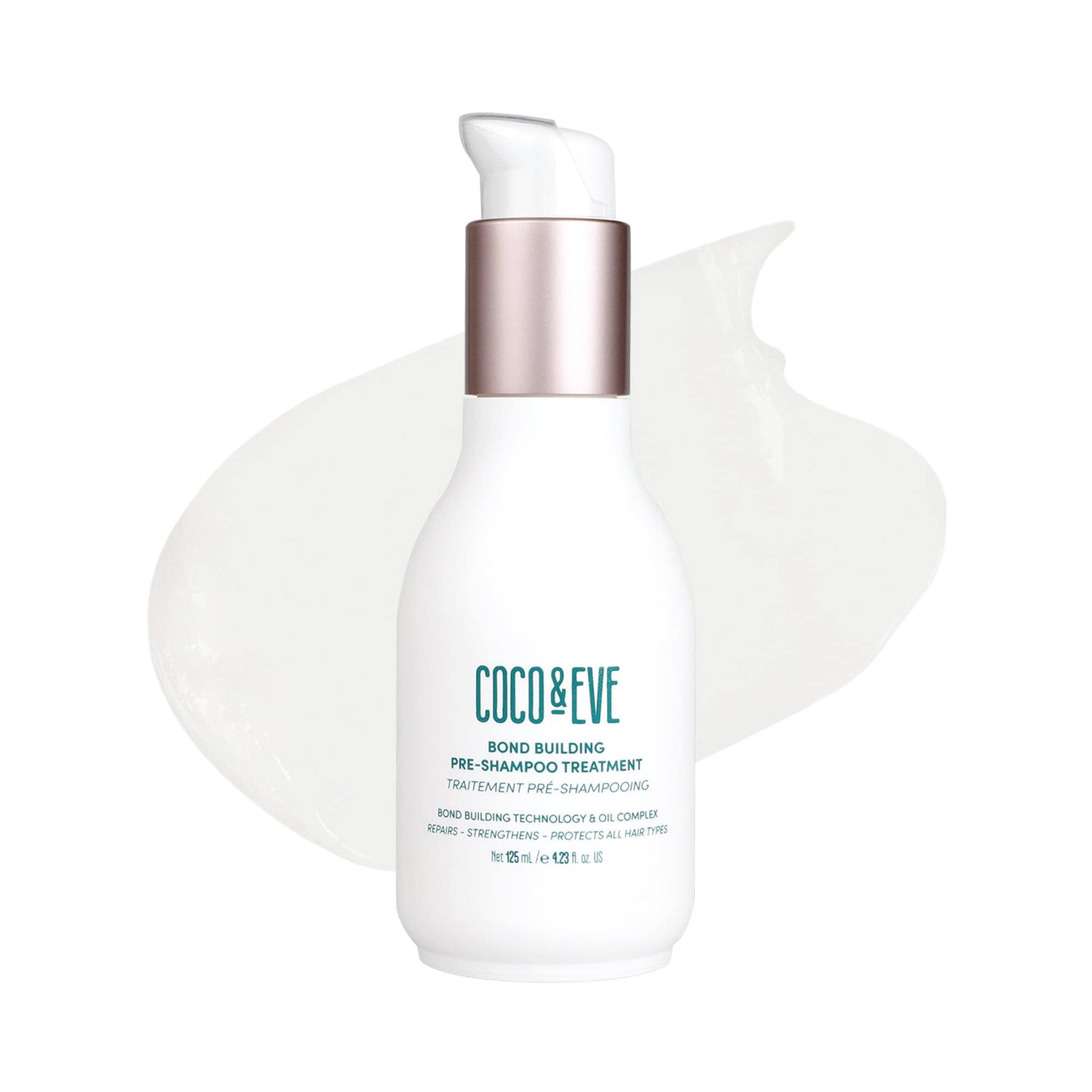 Coco & Eve Bond Building Pre-Shampoo Treatment | Helps with Dry Damaged Hair Breakage Repair | Deep Conditioning Mask for Repairing Hair Damage & Hair Bonds (4.23 fl oz)