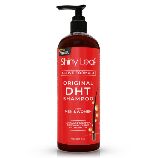 DHT Blocker Anti-Hair Loss Shampoo With Biotin, for Men & Women, Sulfate Free, Natural DHT Blocking Shampoo for Hair Growth, For Thinning Hair, Hair Fall and Hair Loss Prevention, Active Formula 16 Oz