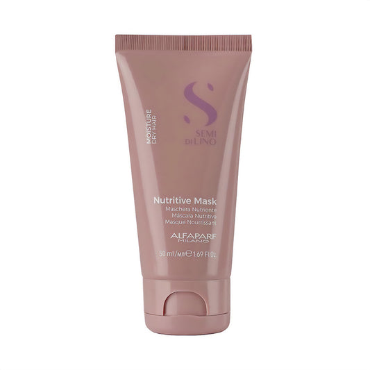 Alfaparf Milano Semi Di Lino Moisture Nutritive Travel Size Mask for Dry Hair, 1.69 fl. oz.