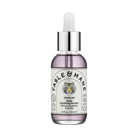 Fable & Mane SahaScalp Amla Soothing Scalp Serum. Itchy Scalp Treatment. Pre-Wash Scalp Oil. Indian Hair Oil/Hair Serum. Dry Scalp Oil Treatment for Hair - Genuine Fable and Mane Hair Oil. 1.8FL oz