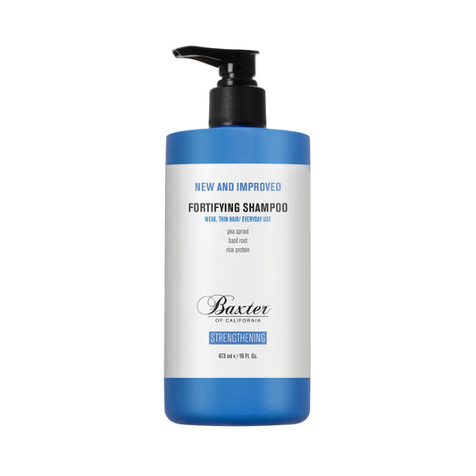 Baxter of California Men's Daily Fortifying Shampoo for All Hair Types, Cleanses and Strengthens, Fresh Mint Scent,16 oz
