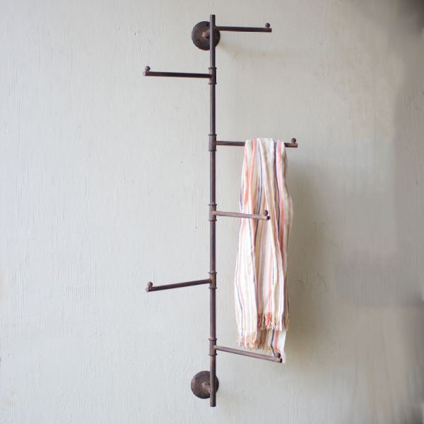 Rustic Wall Swivel Coat Rack
