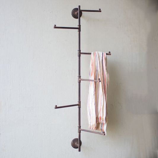 Rustic Wall Swivel Coat Rack