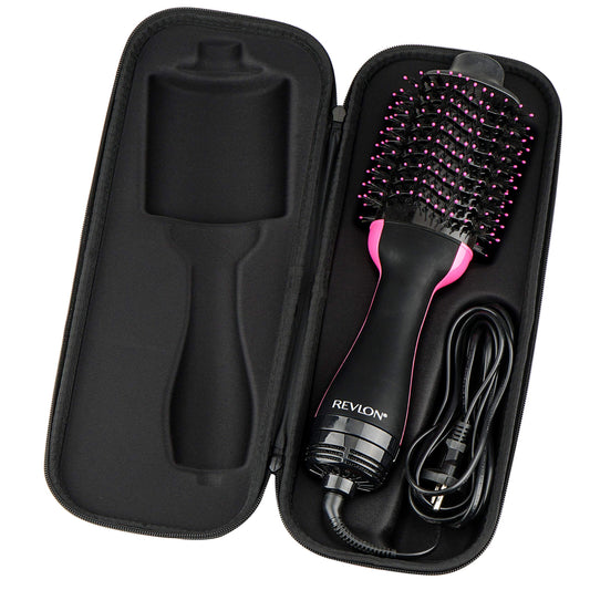 Brappo compact portable hard travel bag, suitable for Revlon one-step hair dryer Volumizer&Stylers1.0 hot air brush (ONLY CASE)