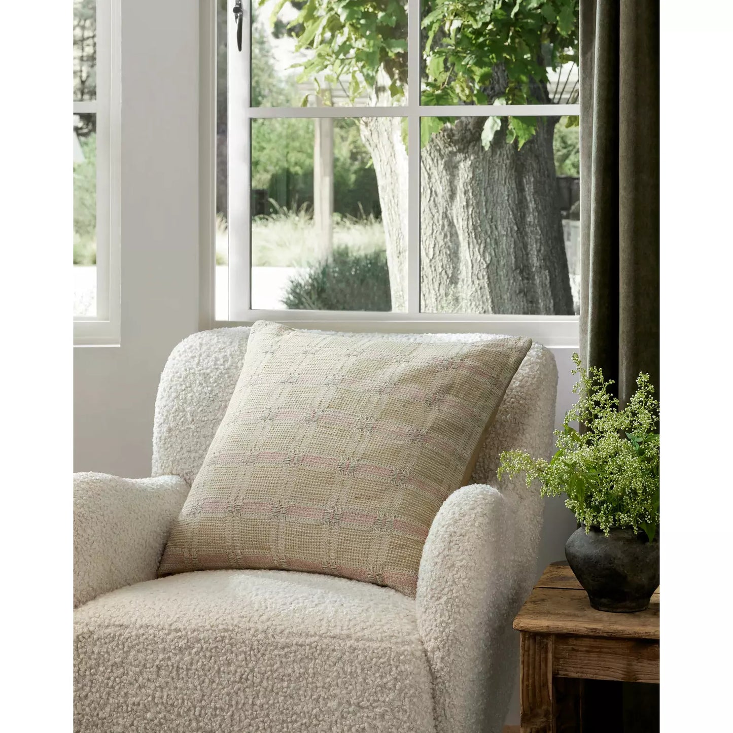 Amber Lewis Cypress Pal0005 Ivory / Beige Pillow - Chapin Furniture
