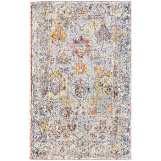 Liverpool Rug - LVP2300 - Gray/Red