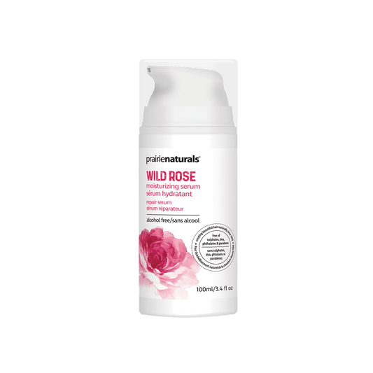 Prairie Naturals Wild Rose Moisturizing Serum Alcohol Free 100mL